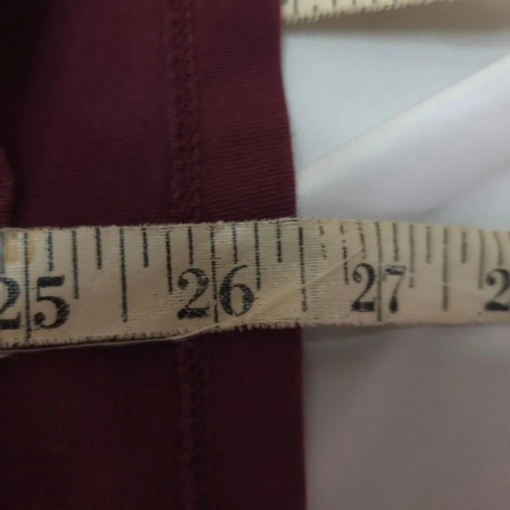 Vineyard Vines Burgundy Red Whale Long Sleeve‎ Pocket Tee Mens XS